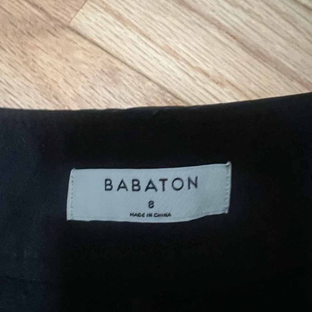 Aritzia Babaton Leather Tie Front Pants - Picture 6 of 6